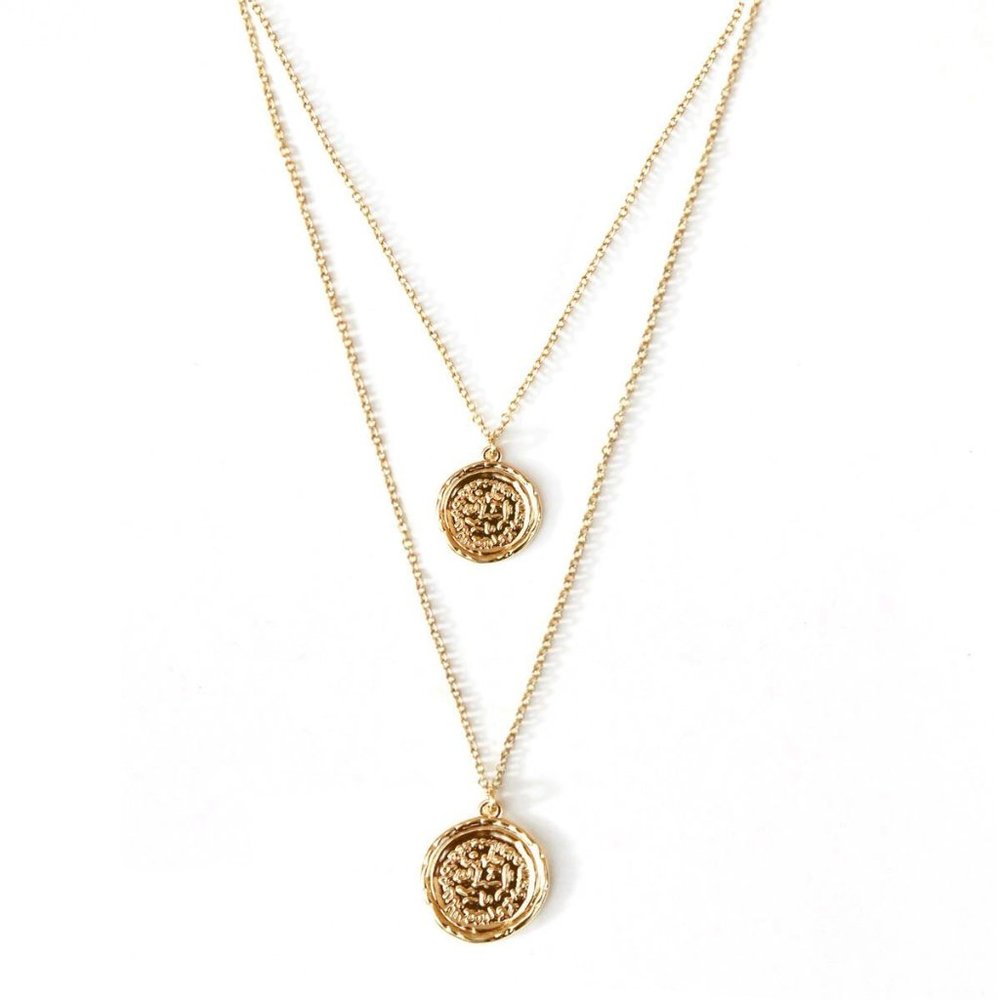 Amber Sceats™ Double Coin Necklace